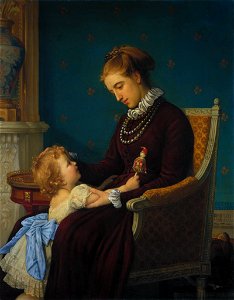 Paul Peel - Bedtime (1890)