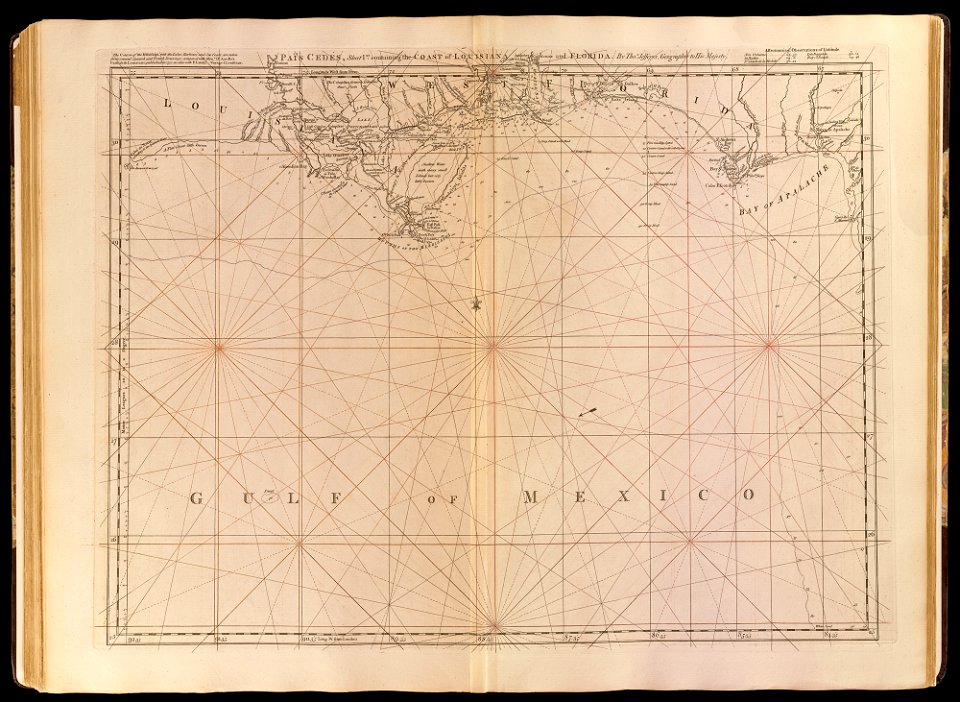 Païs cedés, sheet Ist, containing the coast of Louisiana and Florida (18162564399)