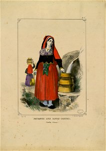 Paysanne aux Eaux-Bonnes (Vallée d'Ossau) - Fonds Ancely - B315556101 A GORSE 16 003