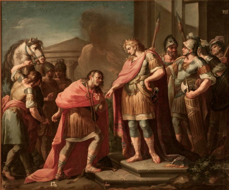 Pedro Ansúrez y Alfonso I el Batallador, de Domingo Álvarez Enciso (Real Academia de Bellas Artes de San Fernando)
