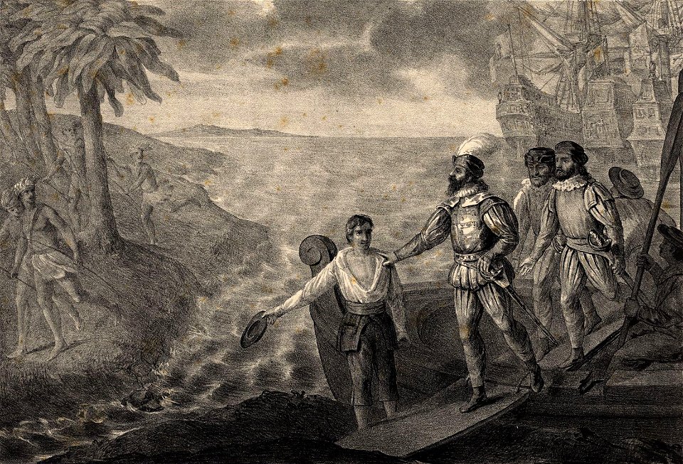 Pedro Alvares Cabral descobre o Brasil borderless