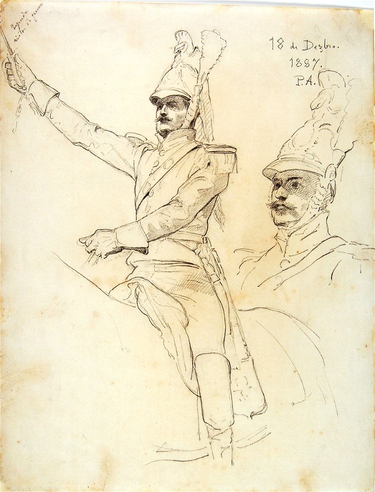 Pedro Américo - Capacetes - Estudo, Acervo do Museu Paulista da USP (cropped)