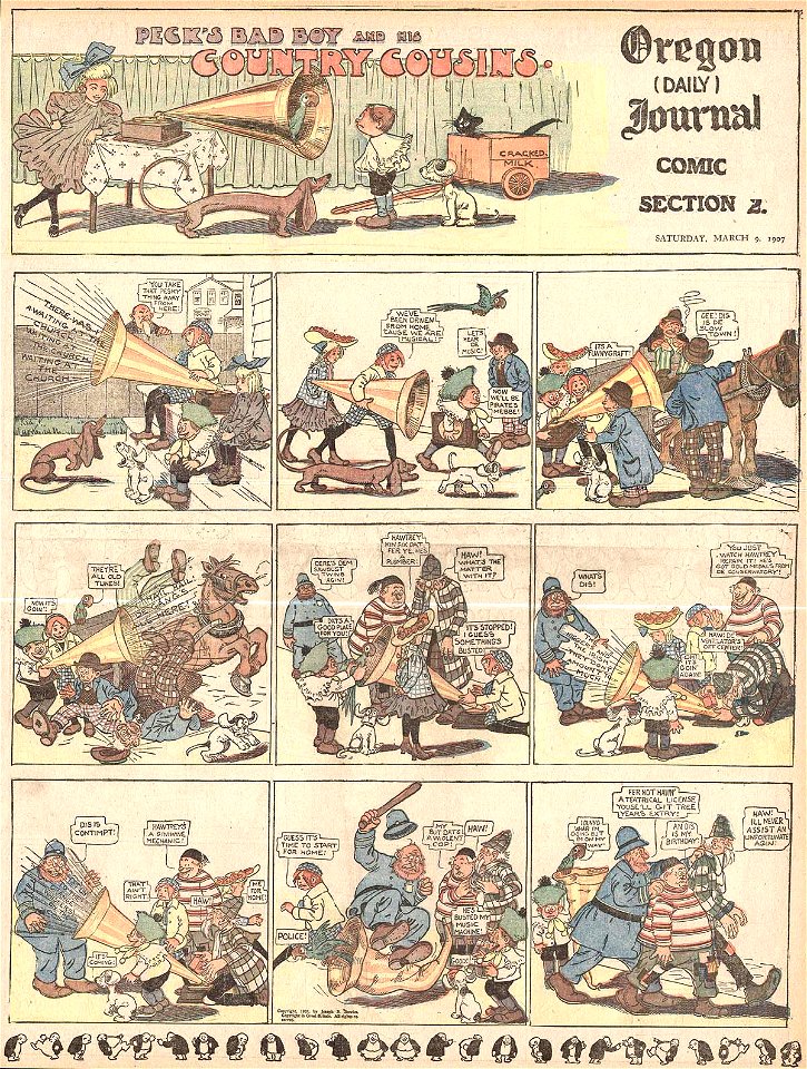 Peck's Bad Boy and his Country Cousins 1907-03-09