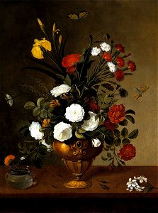 Pedro de Camprobín - Vase of Flowers - WGA3838