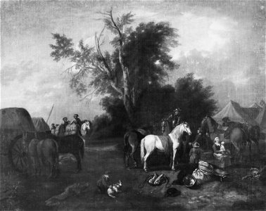 Peeter van Bloemen gen. Standart - Lagerszene - GG 2340 - Kunsthistorisches Museum