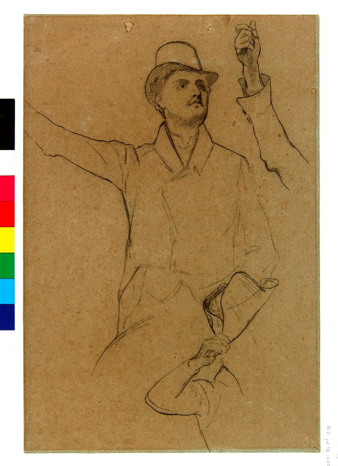 Pedro Américo - Mãos - Estudo, Acervo do Museu Paulista da USP