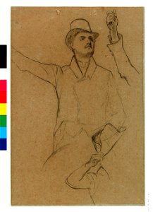Pedro Américo - Mãos - Estudo, Acervo do Museu Paulista da USP