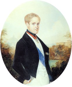 Pedro II of Brazil 1846 by Rugendas