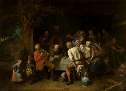 Peasant Meal by David Rijckaert (III) Royal Museum of Fine Arts Antwerp 322