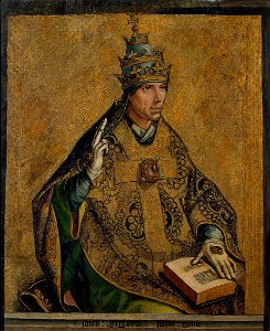 Pedro Berruguete - Saint Gregory the Pope - Google Art Project