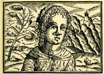 Peasant woman from Bulgaria with nose piercing that attracted the author's attention - Schweigger Salomon - 1608