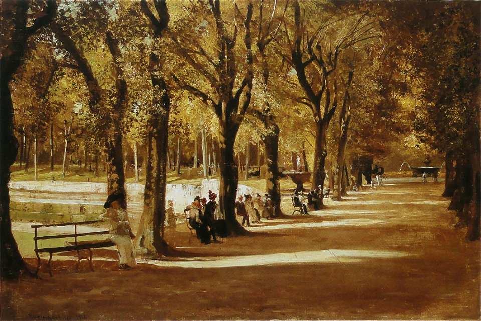 Pedro Weingärtner - Villa Borghese - 1912