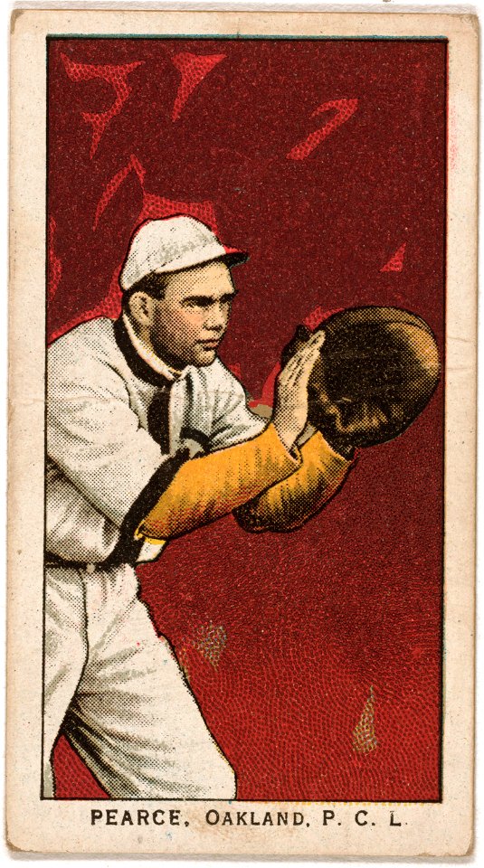 Pearce, Oakland Team, baseball card portrait LCCN2007685572
