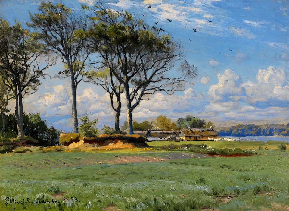 Peder Mønsted - Spring Landskab