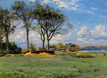 Peder Mønsted - Spring Landskab