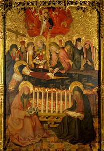 Pedro García de Benabarre - Dormition of the Virgin - Google Art Project