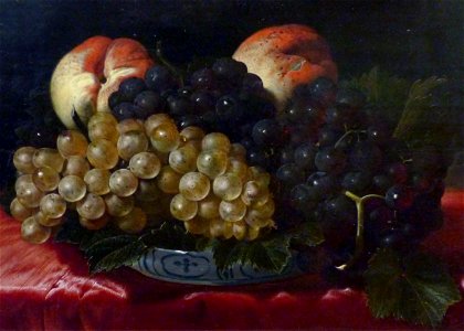 PeinturesMuséeFabre129 anonyme nature-morte aux raisins1660