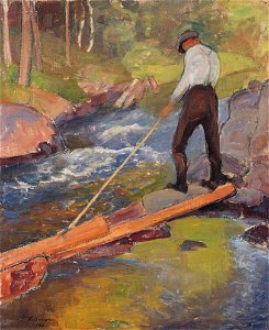 Pekka Halonen - Log Driver