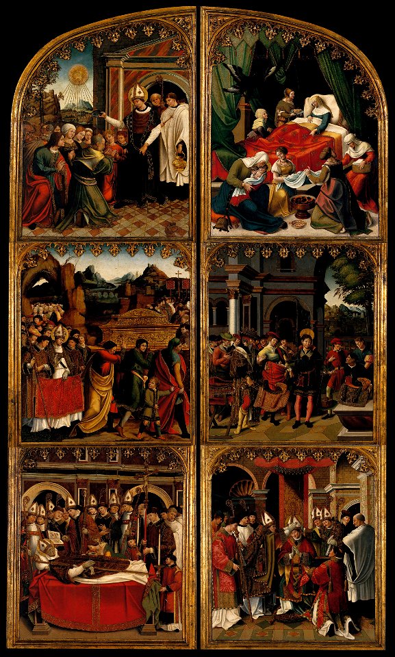 Pedro Nunyes - Doors of the Altarpiece of Saint Eligius - Google Art Project