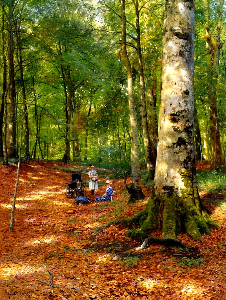 Peder Mørk Mønsted - The Woodland Glade