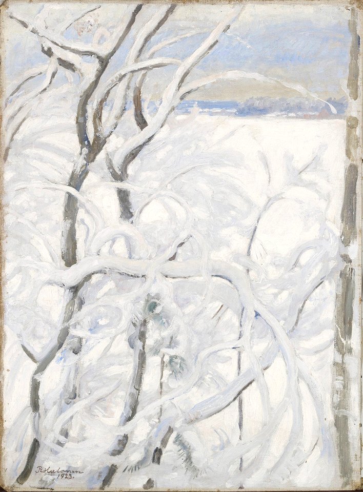 Pekka Halonen - Tree in Winter - A-2008-573 - Finnish National Gallery