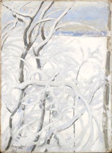 Pekka Halonen - Tree in Winter - A-2008-573 - Finnish National Gallery