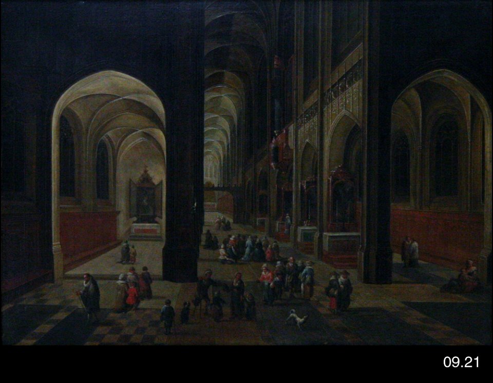 Peeter Neefs the Elder - Interior of a Gothic Church - 09.21 - Detroit Institute of Arts