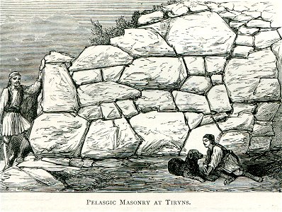 Pelasgic masonry at Tiryns - Mahaffy John Pentland - 1890