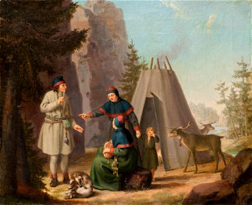 Pehr Hilleström - The Costumes of the Lapponians - Google Art Project