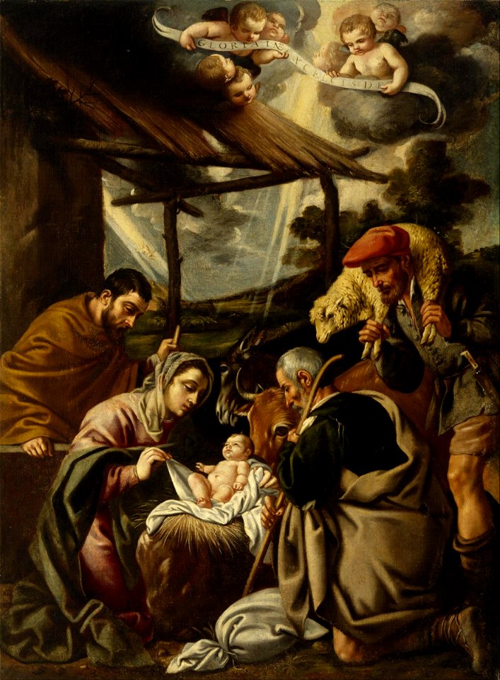 Pedro Orrente - The Adoration of the Shepherds - Google Art Project