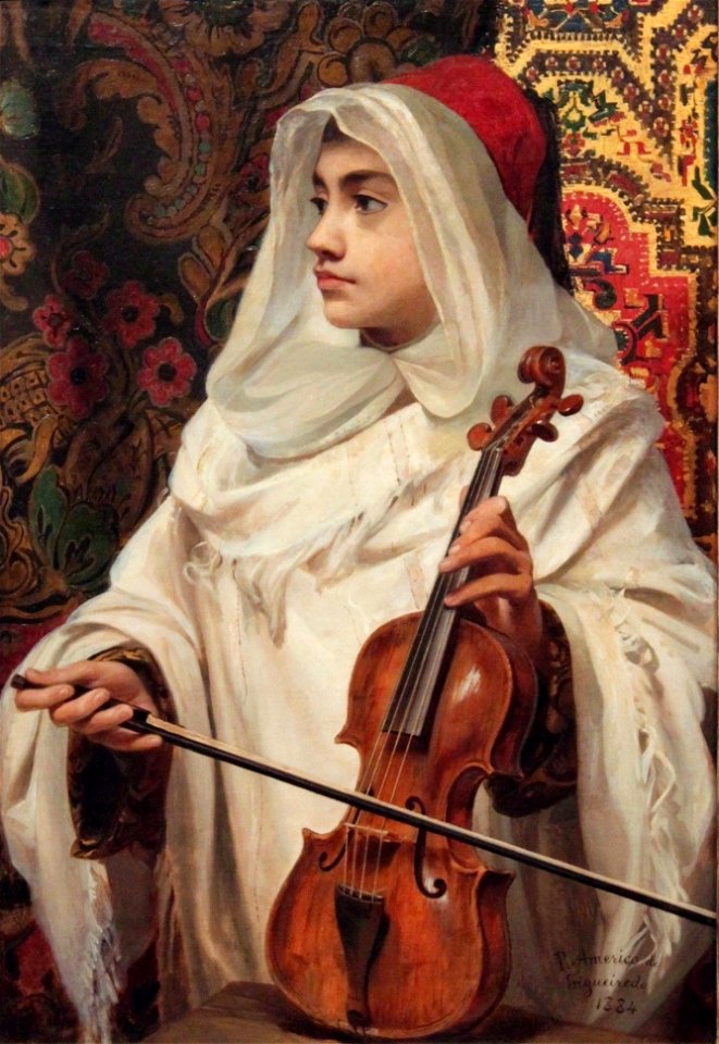 Pedro Américo - A rabequista árabe - 1884