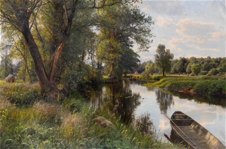 Peder Mønsted - Sommer landskab (1911)
