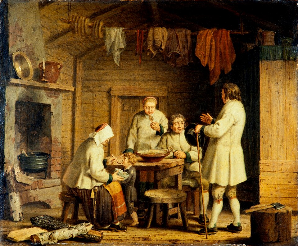 Pehr Hilleström - People from Mora in Dalecarlia - Google Art Project