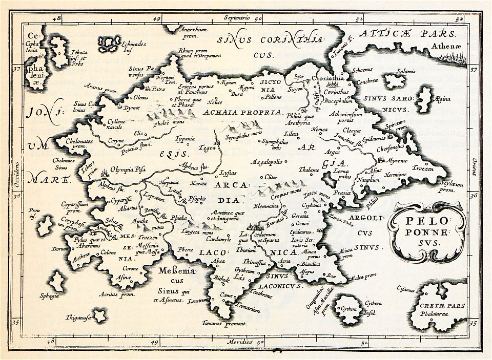 Peloponnesus - Laurenberg Johann - 1661