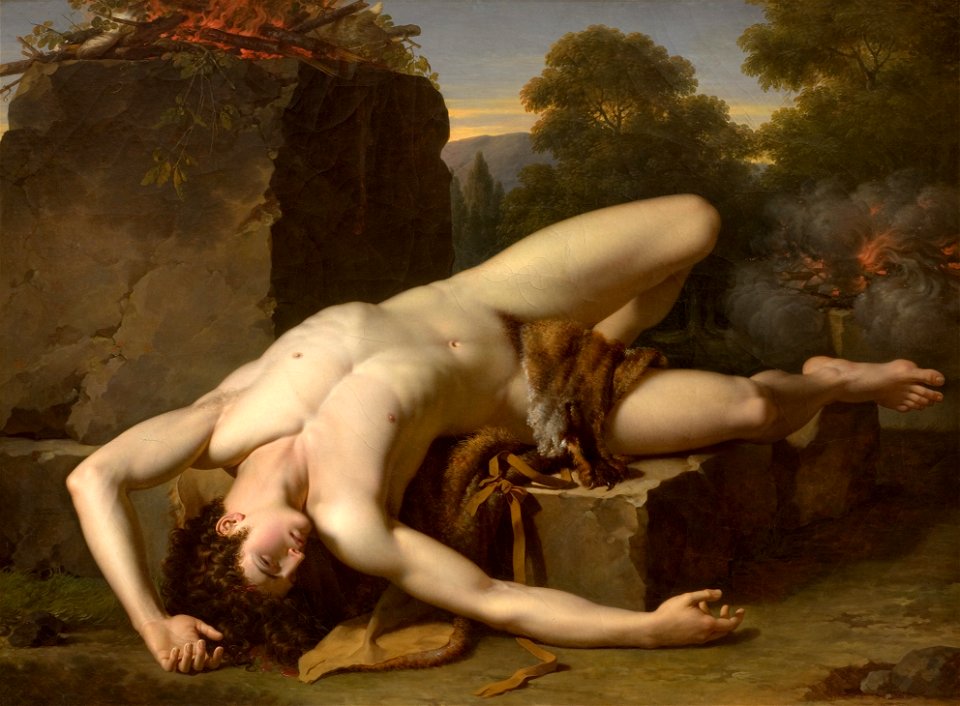 PeinturesMuséeFabre065 F.X.Fabre La mort d'Abel