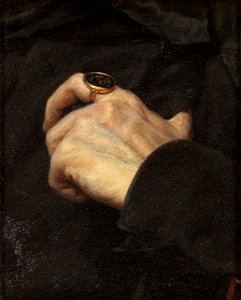 PeinturesMuséeFabre104 Matet-main gauche d'Alfred Bruyas