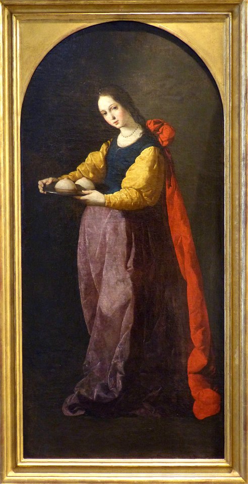 PeinturesMuséeFabre126 Zurbaran Ste Agathe