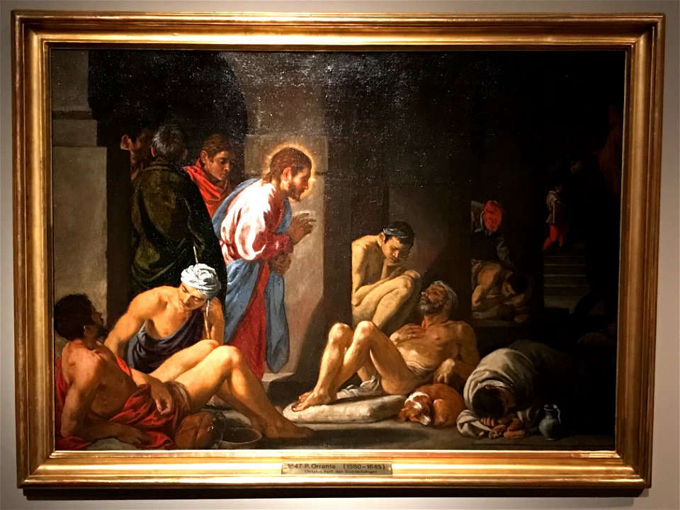 Pedro Orrente - Christ Healing the Sick at the Pool of Bethesda - KHM Vienna