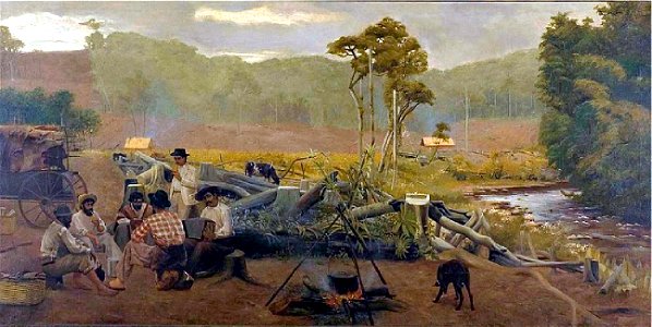 Pedro Weingartner - Carreteiros gaúchos chimarreando
