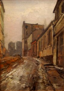 Pelletier P.J. - Oil on canvas - Montmartre - 45.7x31.8cm