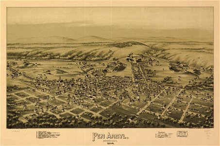 Pen Argyl, Pennsylvania 1894. LOC 75696515