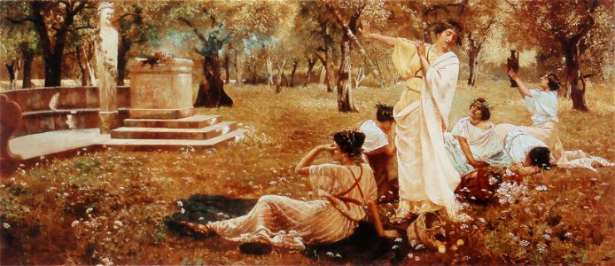 Pedro Weingärtner - Oferenda ao deus Pã - 1894