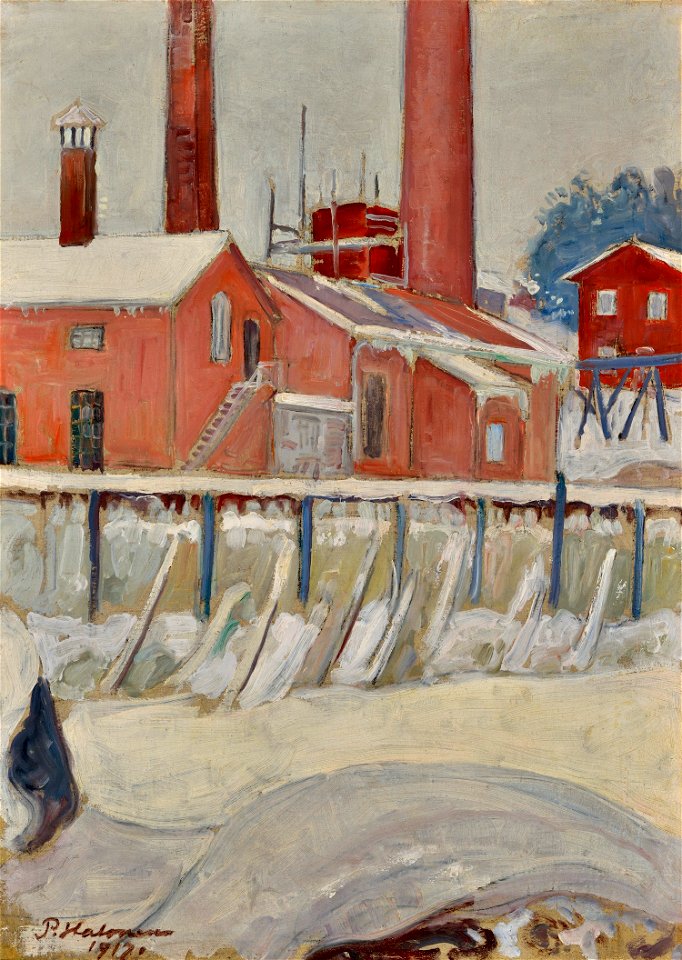 Pekka Halonen, Leppäkoski, 1917, oil on canvas