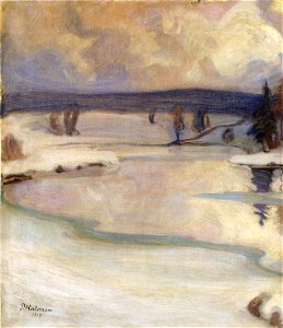 Pekka Halonen - Talvimaisema