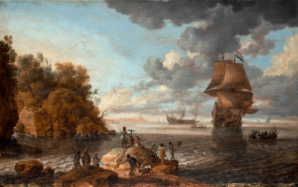 Bonaventura Peeters - Dutch Men-of-War in the West Indies
