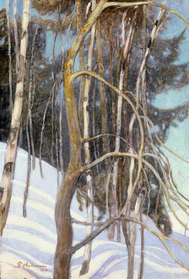 Pekka Halonen - Day in March - A III 2693 - Finnish National Gallery