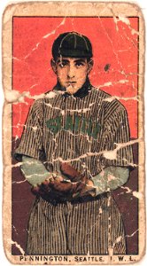 Pennington, Seattle Team, baseball card portrait LCCN2008676955