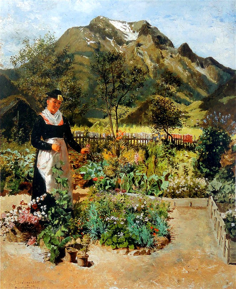 Pedro Weingärtner - Jardineira tirolesa