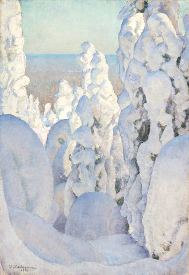 Pekka Halonen - Winter Landscape in Kinahmi
