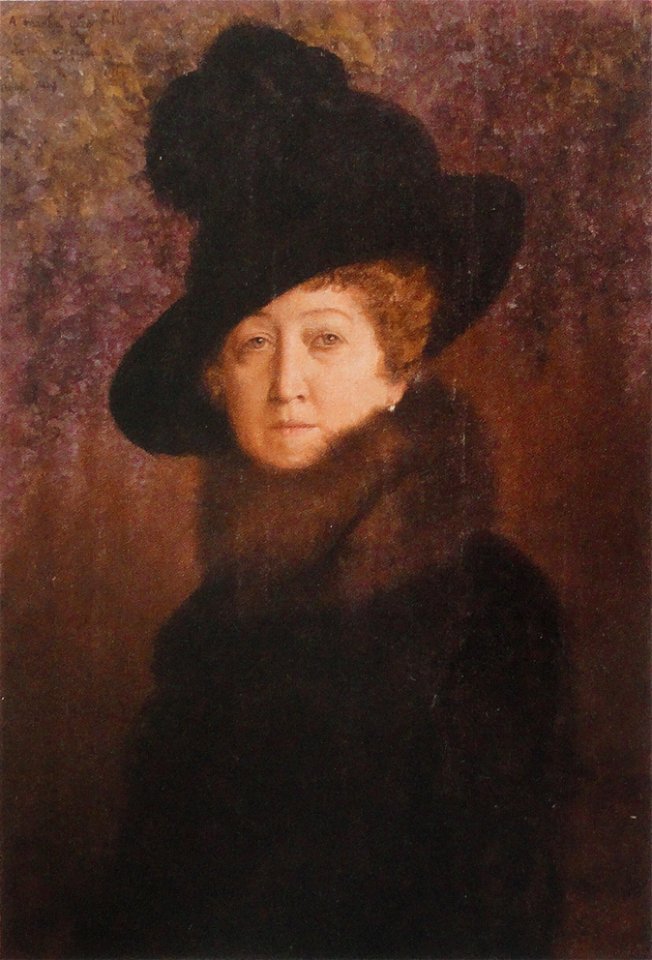 Pedro Weingärtner - Retrato de Elisabeth Schmidt - 1918